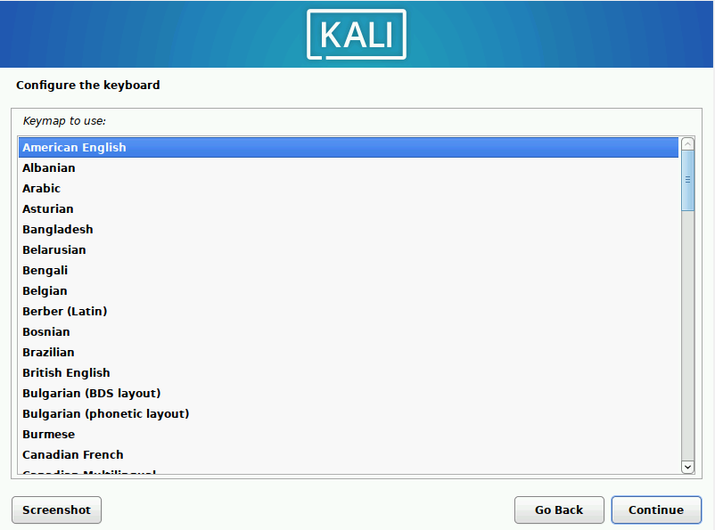 Kali Linux Installation Process